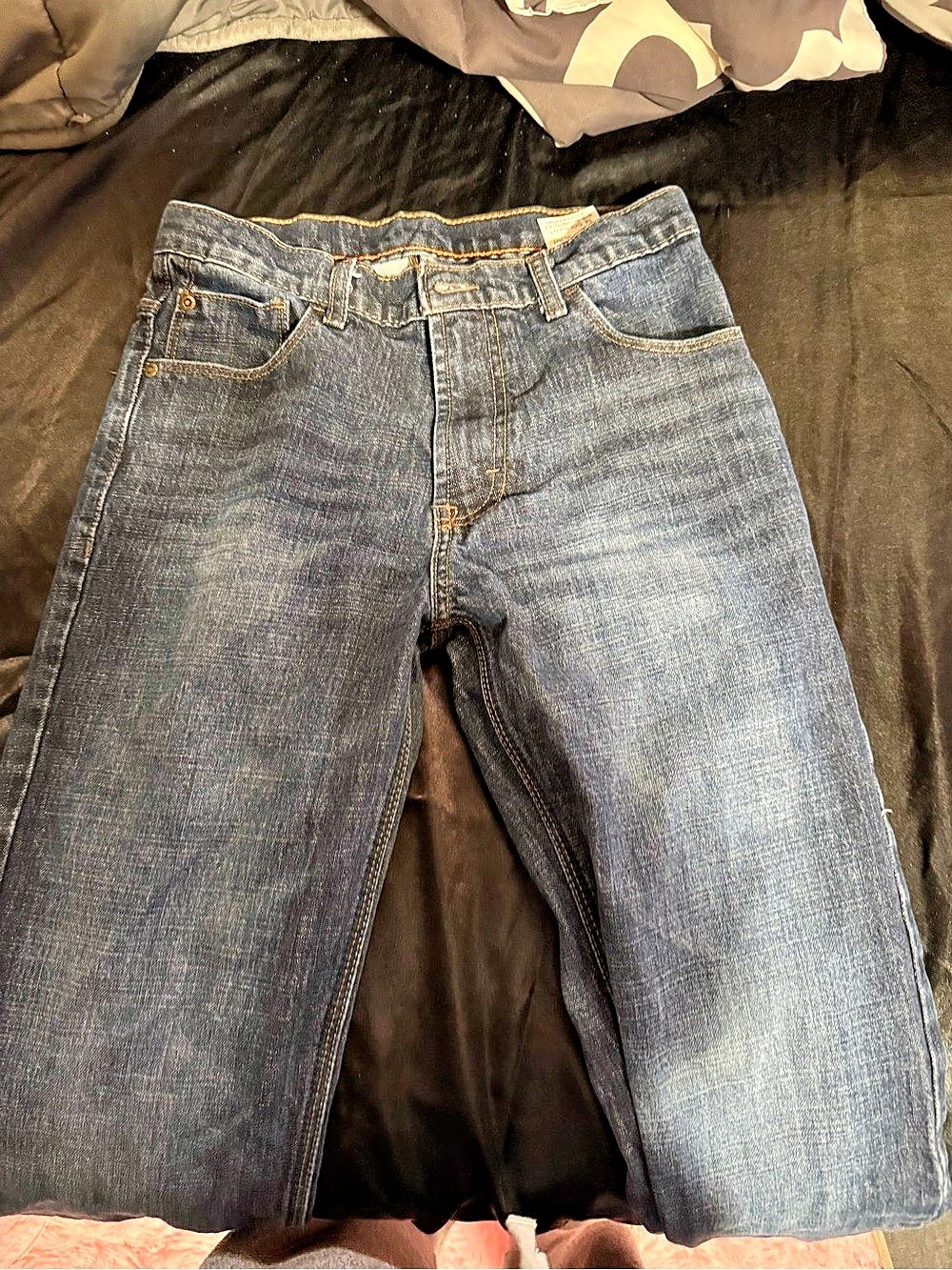 Wrangler's Straight Leg Blue Jeans